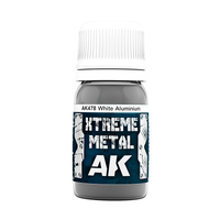 AK Interactive Xtreme Metal White Aluminium Enamel Paint 30ml