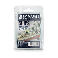 AK Interactive Weathering: Ships Vol.2 Weathering Enamel Paint Set