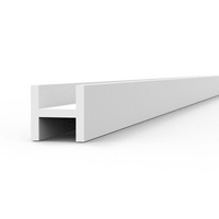 AK Interactive Styrene Beams H Shape 2.0 X 2.0 X 350 Mm X 4 Units