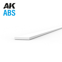 AK Interactive ABS Strips 0.25 x 2.00 x 350mm