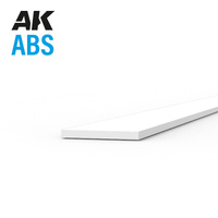 AK Interactive ABS Strips 0.25 x 3.00 x 350mm