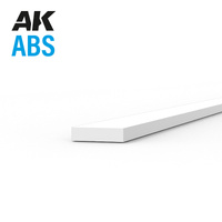 AK Interactive ABS Strips 0.50 x 2.00 x 350mm