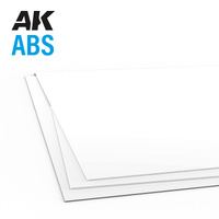 AK Interactive ABS Sheet 1mm thickness x 245 x 195mm