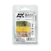 AK Interactive Weathering: Basic Weathering Enamel Paint Set