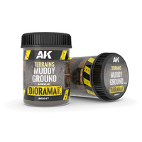 AK Interactive Dioramas: Terrains Muddy Ground - 250ml (Acrylic)