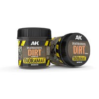 AK Interactive Dioramas: Splatter Effects Dirt - 100ml (Acrylic)