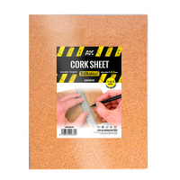 AK Interactive Cork Sheets - Fine Grained 200 x 300 x 1-2-3mm (3 Sheets)