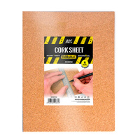 AK Interactive Cork Sheets - Fine Grained 200 X 290 X 6mm (1 Sheets)