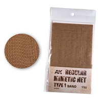 AK Interactive Regular Camouflage Net Type 1 Sand