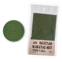 AK Interactive Regular Camouflage Net Type 1 Field Green