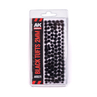 AK Interactive Black - Fantasy Tufts 2mm