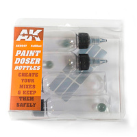 AK Interactive Paint Doser Bottles 4X60ml