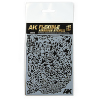 AK Interactive Flexible Airbrush Stencil  1/20 - 1/24