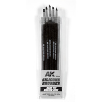 AK Interactive Silicone Brushes Hard Tip Medium Size