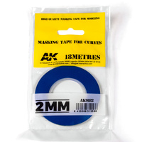 AK Interactive Blue masking Tape for curves 2mm