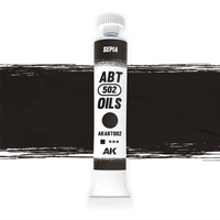 AK Interactive ABT 502: Sepia 20ml Oil Paint