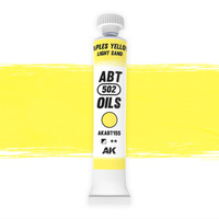 AK Interactive ABT 502: Naples Yellow / Light Sand 20ml Oil Paint