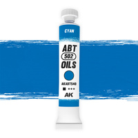 AK Interactive ABT 502: Cyan 20ml Oil Paint