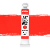 AK Interactive ABT 502: Vermilion 20ml Oil Paint