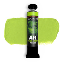 AK Interactive Gouache: Moss Green - 20ml