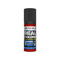 AK Interactive Real Colors: Signal Red RAL 3020 - 17ml Lacquer Paint