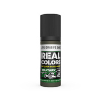 AK Interactive Real Colors: Olive Drab FS 34087 - 17ml Lacquer Paint