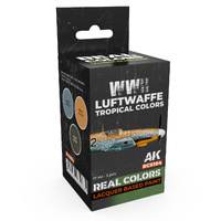 AK Interactive Real Colors Set: WWII Luftwaffe Tropical Colours