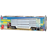 AMT 1/25 Wilson Livestock Van Trailer Plastic Model Kit