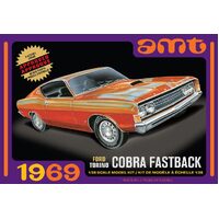 AMT 1/25 1969 Ford Torino Cobra Fastback 2T Plastic Model Kit