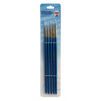 Artesania Synthetic Brush Set 0000, 000, 00, 0 & 1 (5) Paint Brush [17068]