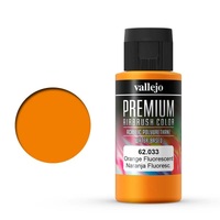 Vallejo Premium Colour Fluorescent Orange 60 ml Acrylic Airbrush Paint [62033]