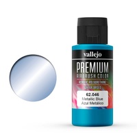 Vallejo Premium Colour Metallic Blue 60 ml Acrylic Airbrush Paint [62046]