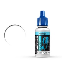 Vallejo Mecha Colour Pure White 17ml Acrylic Airbrush Paint [69001]