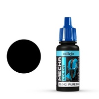 Vallejo Mecha Colour Pure Black 17ml Acrylic Airbrush Paint [69042]