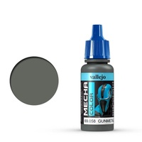 Vallejo Mecha Colour Gunmetal 17ml Acrylic Airbrush Paint [69058]