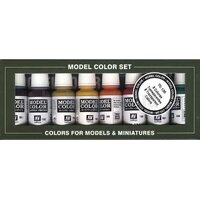 Vallejo Model Colour Transparent Colors 8 Colour Acrylic Paint Set [70136]