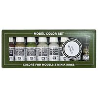 Vallejo Model Colour Building Set 8 Colour Acrylic Paint Set [70137]