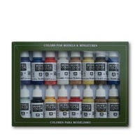 Vallejo Model Colour American Colonial 16 Colour Acrylic Paint Set [70147]