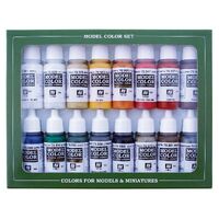 Vallejo Model Colour: Napoleonic Colors French & British 1789-1815 (16 Colours) Acrylic Paint Set