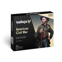 Vallejo Model Colour: American Civil War (16 Colours) Acrylic Paint Set