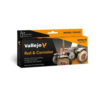 Vallejo Model Colour: Rust & Corrossion by Chema Cabrero (8 Colours) Acrylic Paint Set