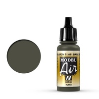 Vallejo Model Air Dark Green RLM83 18 ml Acrylic Airbrush Paint [71011]