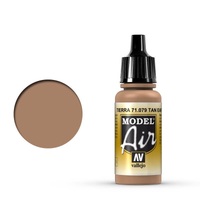 Vallejo Model Air Tan Earth 17 ml Acrylic Airbrush Paint [71079]