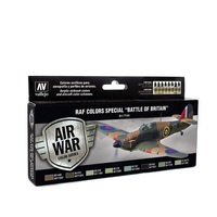 Vallejo Model Air RAF & FAA Special “Battle of Britain” WWII 8 Colour Acrylic Paint Set [71144]