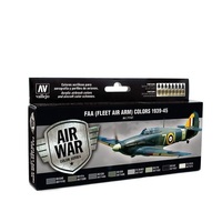 Vallejo Model Air RAF & FAA Fleet Air Arm 1939-45 8 Colour Acrylic Airbrush Paint Set [71147]