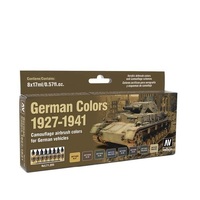 Vallejo Model Air German Colours 1927-1941 8 Colour Acrylic Airbrush Paint Set [71205]