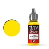Vallejo Game Colour Sunblast Yellow 17 ml Acrylic Paint [72006] - Old Formulation