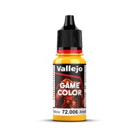 Vallejo Game Colour Sun Yellow 18ml Acrylic Paint - New Formulation