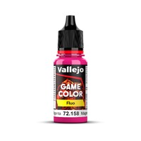 Vallejo Game Colour Fluorescent Magenta 18ml Acrylic Paint - New Formulation