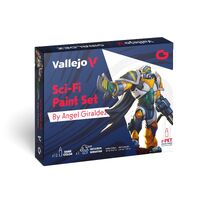 Vallejo Game Color Sci-Fi Paint Set by Angel Giraldez 12 Colours w/ Exclusive Miniature Acrylic Paint Set